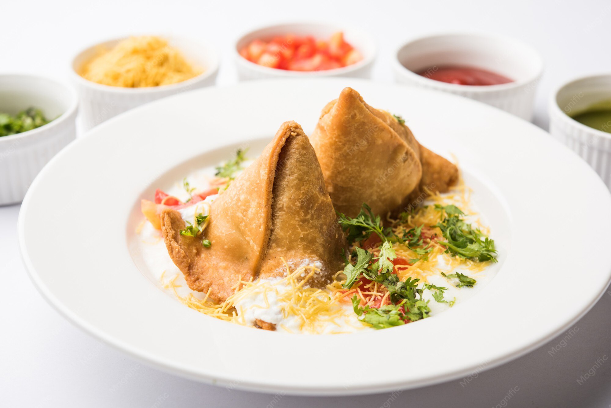 Dahi Samosa (Half 2/5)