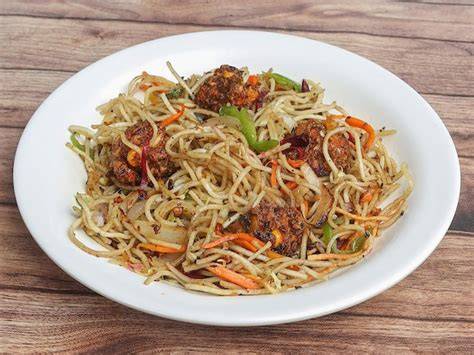 Veg Manchurian Noodles